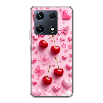 Силиконовый чехол на Infinix Note 30 Pro с принтом для девочек Силиконовый чехол на Infinix Note 30 Pro с принтом для девочек