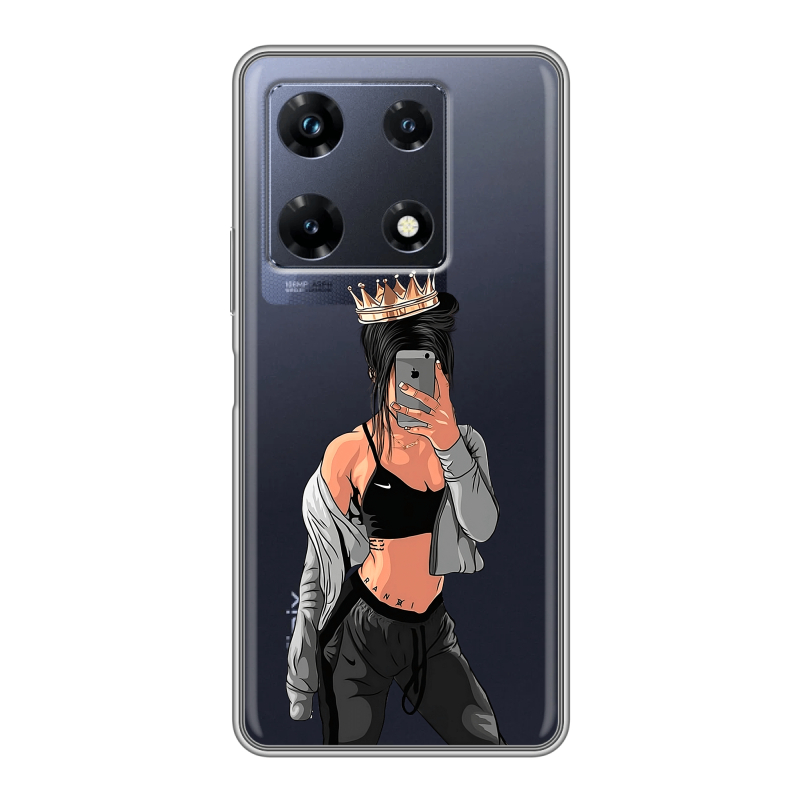 Силиконовый чехол на Infinix Note 30 Pro с принтом Женские принты Силиконовый чехол на Infinix Note 30 Pro с принтом Женские принты