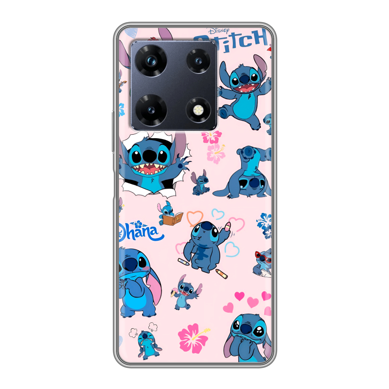 Силиконовый чехол на Infinix Note 30 Pro с принтом Лило и Стич Силиконовый чехол на Infinix Note 30 Pro с принтом Лило и Стич