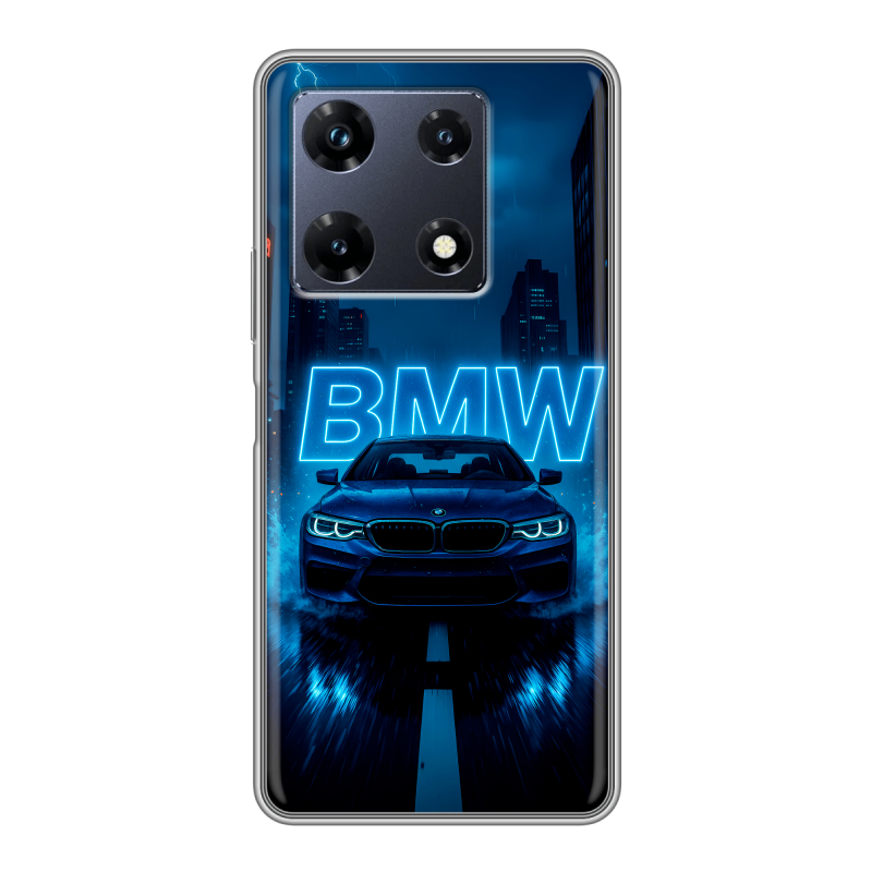 Силиконовый чехол на Infinix Note 30 Pro с принтом BMW БМВ Силиконовый чехол на Infinix Note 30 Pro с принтом BMW БМВ