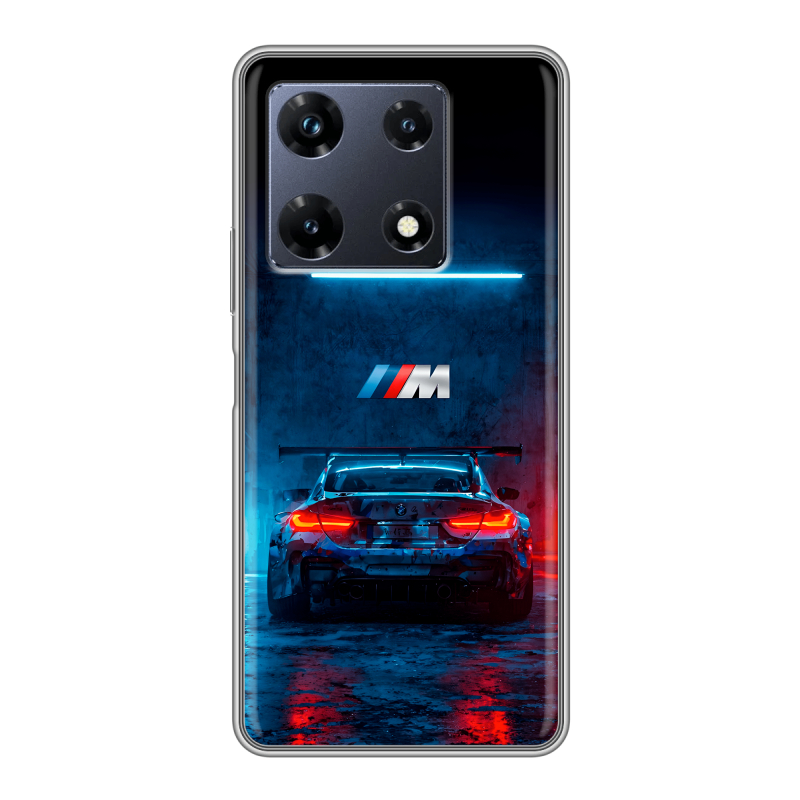 Силиконовый чехол на Infinix Note 30 Pro с принтом BMW БМВ Силиконовый чехол на Infinix Note 30 Pro с принтом BMW БМВ