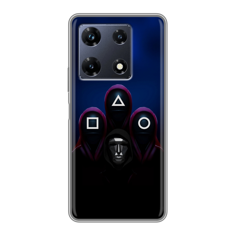 Силиконовый чехол на Infinix Note 30 Pro с принтом Игра Кальмара Силиконовый чехол на Infinix Note 30 Pro с принтом Игра Кальмара
