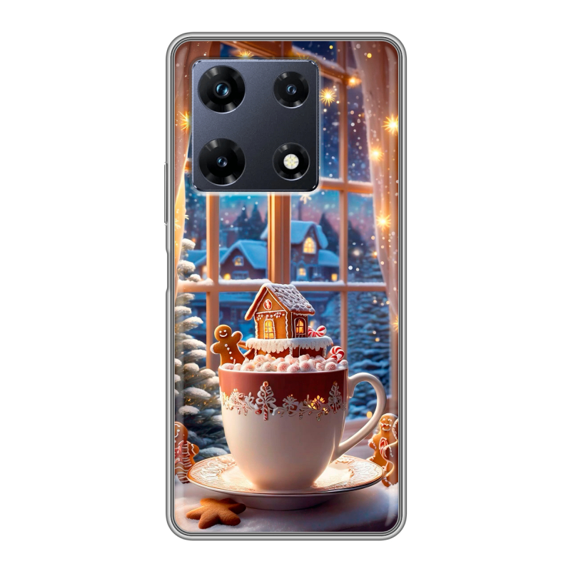 Силиконовый чехол на Infinix Note 30 Pro с принтом Новый год Силиконовый чехол на Infinix Note 30 Pro с принтом Новый год