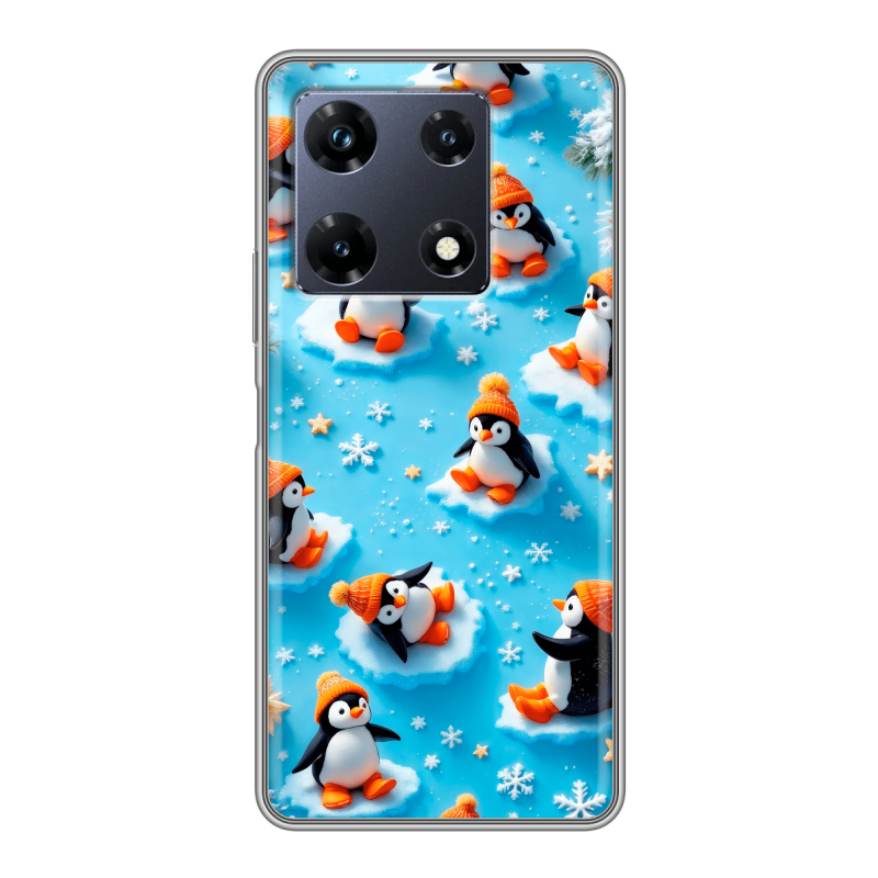 Силиконовый чехол на Infinix Note 30 Pro с принтом Новый год Силиконовый чехол на Infinix Note 30 Pro с принтом Новый год