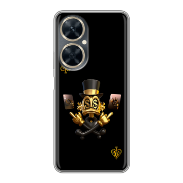 Силиконовый чехол на Huawei Nova 11i с принтом Золотой скрудж макдак Силиконовый чехол на Huawei Nova 11i с принтом Золотой скрудж макдак