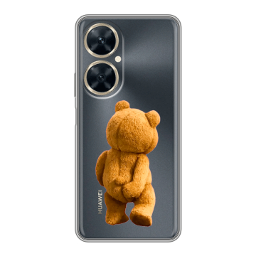 Силиконовый чехол на Huawei Nova 11i с принтом Медведь Силиконовый чехол на Huawei Nova 11i с принтом Медведь