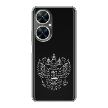 Силиконовый чехол на Huawei Nova 11i с принтом Герб России Силиконовый чехол на Huawei Nova 11i с принтом Герб России