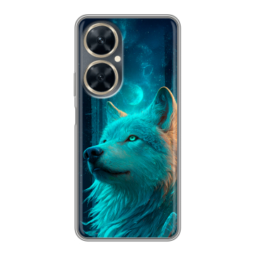 Силиконовый чехол на Huawei Nova 11i с принтом бабочки саккура Силиконовый чехол на Huawei Nova 11i с принтом бабочки саккура