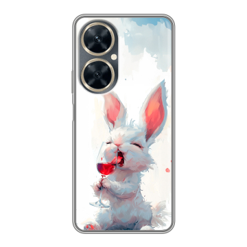 Силиконовый чехол на Huawei Nova 11i с принтом кролик зайчик Силиконовый чехол на Huawei Nova 11i с принтом кролик зайчик