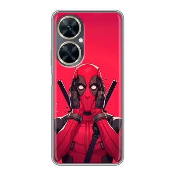 Силиконовый чехол на Huawei Nova 11i с принтом Дедпул Deadpool Силиконовый чехол на Huawei Nova 11i с принтом Дедпул Deadpool