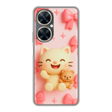 Силиконовый чехол на Huawei Nova 11i с принтом для девочек