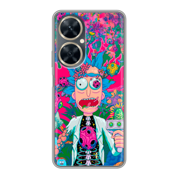Силиконовый чехол на Huawei Nova 11i с принтом Рик и Морти Rick Morty Силиконовый чехол на Huawei Nova 11i с принтом Рик и Морти Rick Morty