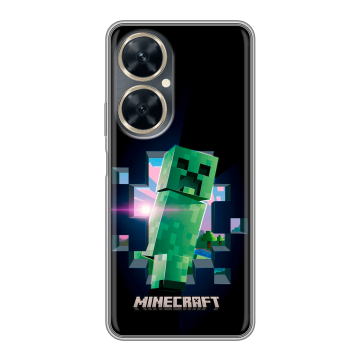 Силиконовый чехол на Huawei Nova 11i с принтом Майнкрафт Minecraft Силиконовый чехол на Huawei Nova 11i с принтом Майнкрафт Minecraft
