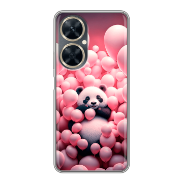 Силиконовый чехол на Huawei Nova 11i с принтом Панда Силиконовый чехол на Huawei Nova 11i с принтом Панда