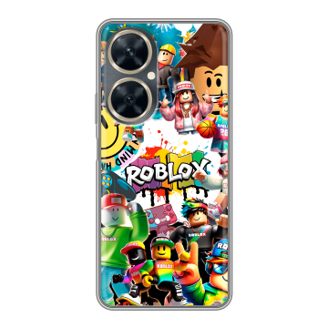 Силиконовый чехол на Huawei Nova 11i с принтом Roblox Роблокс Силиконовый чехол на Huawei Nova 11i с принтом Roblox Роблокс