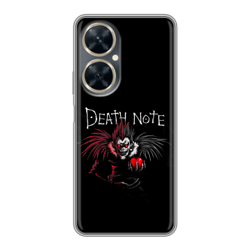 Силиконовый чехол на Huawei Nova 11i с принтом Death note Тетрадь смерти Силиконовый чехол на Huawei Nova 11i с принтом Death note Тетрадь смерти