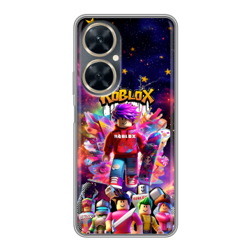 Силиконовый чехол на Huawei Nova 11i с принтом Roblox Роблокс Силиконовый чехол на Huawei Nova 11i с принтом Roblox Роблокс