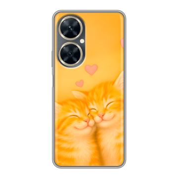 Силиконовый чехол на Huawei Nova 11i с принтом Милые котята Силиконовый чехол на Huawei Nova 11i с принтом Милые котята