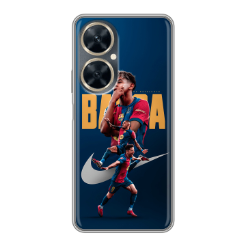 Силиконовый чехол на Huawei Nova 11i с принтом Барселона Barca Yamal Силиконовый чехол на Huawei Nova 11i с принтом Барселона Barca Yamal
