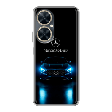 Силиконовый чехол на Huawei Nova 11i с принтом Mercedes Мерседес Силиконовый чехол на Huawei Nova 11i с принтом Mercedes Мерседес