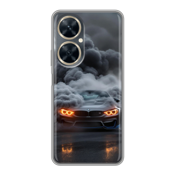 Силиконовый чехол на Huawei Nova 11i с принтом BMW БМВ Силиконовый чехол на Huawei Nova 11i с принтом BMW БМВ