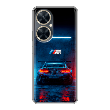 Силиконовый чехол на Huawei Nova 11i с принтом BMW БМВ Силиконовый чехол на Huawei Nova 11i с принтом BMW БМВ