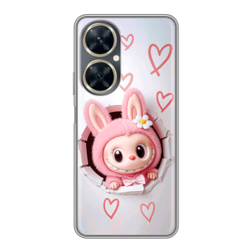 Силиконовый чехол на Huawei Nova 11i с принтом Labubu Лабубу Силиконовый чехол на Huawei Nova 11i с принтом Labubu Лабубу