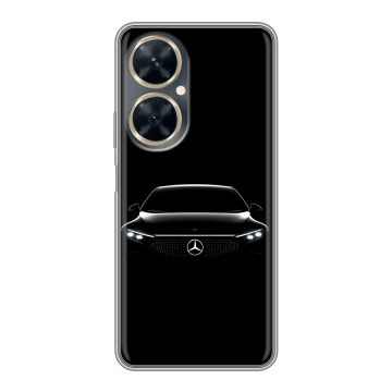 Силиконовый чехол на Huawei Nova 11i с принтом Mercedes Мерседес