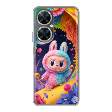 Силиконовый чехол на Huawei Nova 11i с принтом Labubu Лабубу Силиконовый чехол на Huawei Nova 11i с принтом Labubu Лабубу