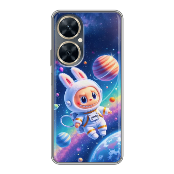 Силиконовый чехол на Huawei Nova 11i с принтом Labubu Лабубу