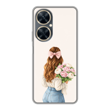 Силиконовый чехол на Huawei Nova 11i с принтом женский Силиконовый чехол на Huawei Nova 11i с принтом женский