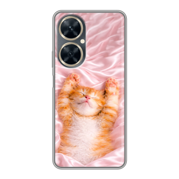Силиконовый чехол на Huawei Nova 11i с принтом женский
