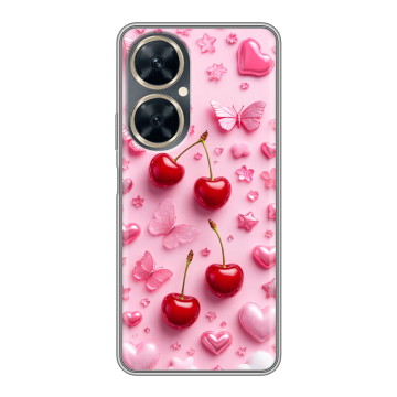 Силиконовый чехол на Huawei Nova 11i с принтом для девочек Силиконовый чехол на Huawei Nova 11i с принтом для девочек