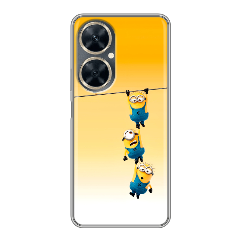 Силиконовый чехол на Huawei Nova 11i с принтом Миньоны Силиконовый чехол на Huawei Nova 11i с принтом Миньоны