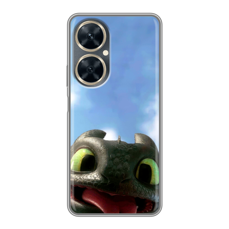 Силиконовый противоударный чехол на Huawei Nova 11i с принтом Как приручить дракона Силиконовый противоударный чехол на Huawei Nova 11i с принтом Как приручить дракона