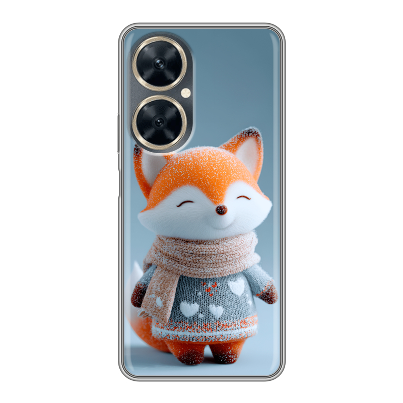 Силиконовый чехол на Huawei Nova 11i с принтом Лиса Силиконовый чехол на Huawei Nova 11i с принтом Лиса