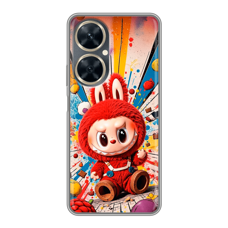 Силиконовый противоударный чехол на Huawei Nova 11i с принтом Labubu Лабубу Силиконовый противоударный чехол на Huawei Nova 11i с принтом Labubu Лабубу