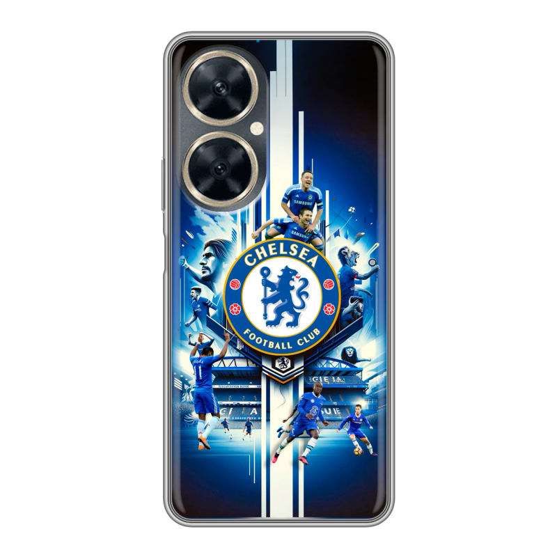 Силиконовый чехол на Huawei Nova 11i с принтом Chelsea Челси Силиконовый чехол на Huawei Nova 11i с принтом Chelsea Челси