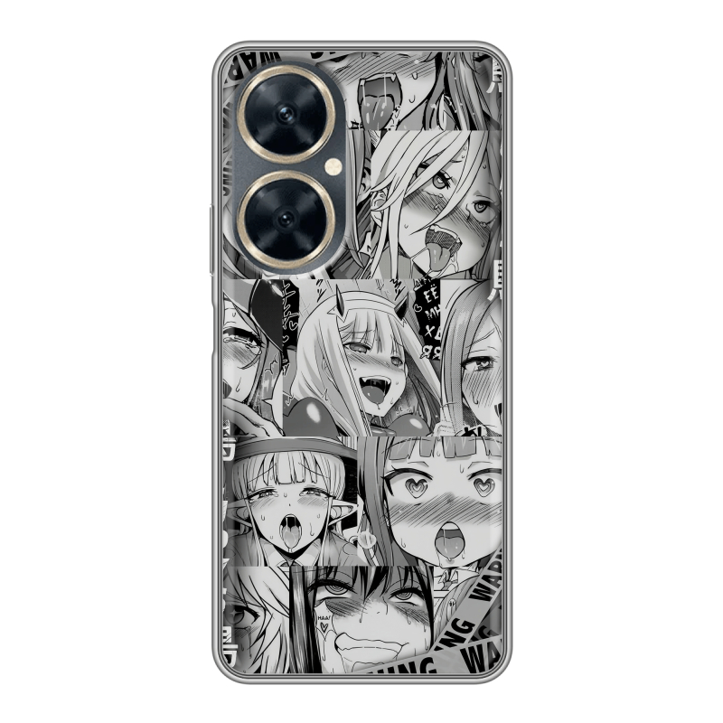 Силиконовый чехол на Huawei Nova 11i с принтом Ahegao Ахегао Аниме Силиконовый чехол на Huawei Nova 11i с принтом Ahegao Ахегао Аниме
