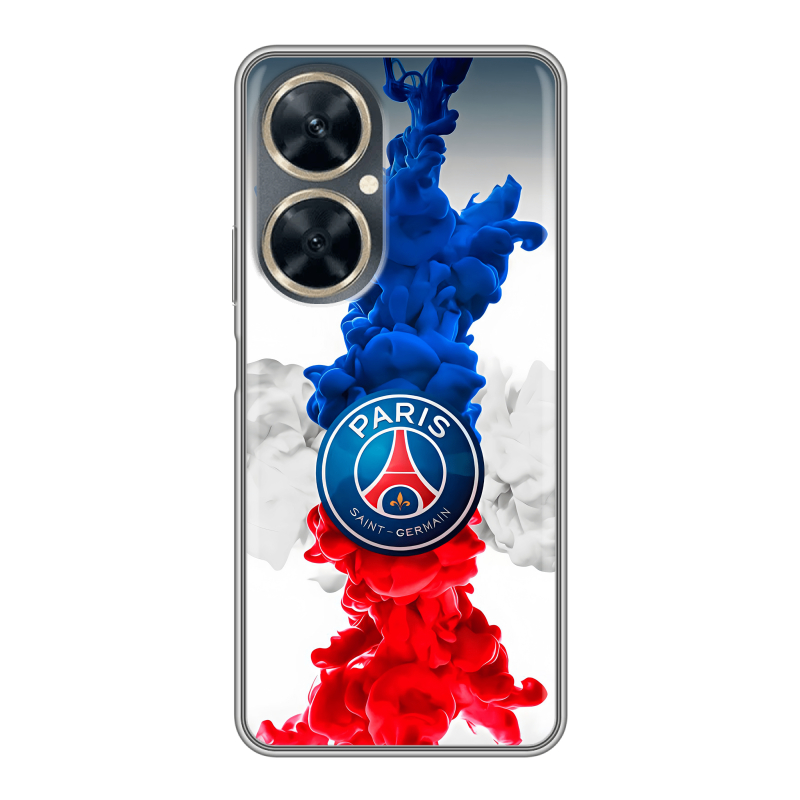 Силиконовый чехол на Huawei Nova 11i с принтом PSG ПСЖ Силиконовый чехол на Huawei Nova 11i с принтом PSG ПСЖ
