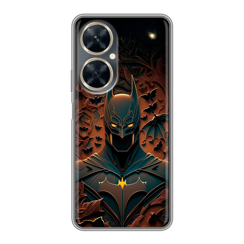 Силиконовый противоударный чехол на Huawei Nova 11i с принтом Batman Бэтмен Силиконовый противоударный чехол на Huawei Nova 11i с принтом Batman Бэтмен
