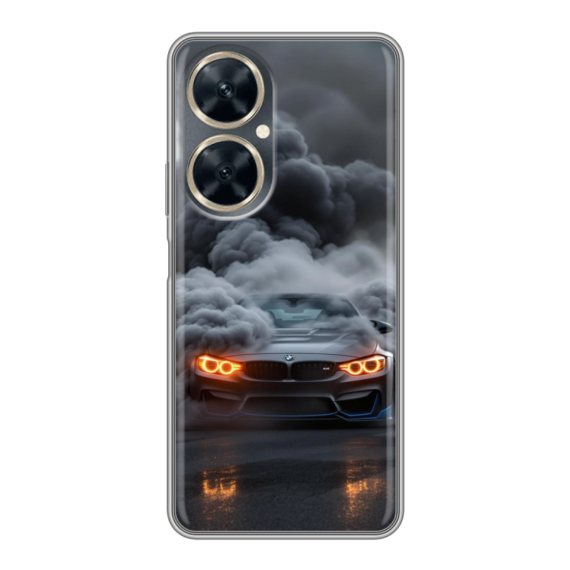 Силиконовый чехол на Huawei Nova 11i с принтом BMW БМВ Силиконовый чехол на Huawei Nova 11i с принтом BMW БМВ