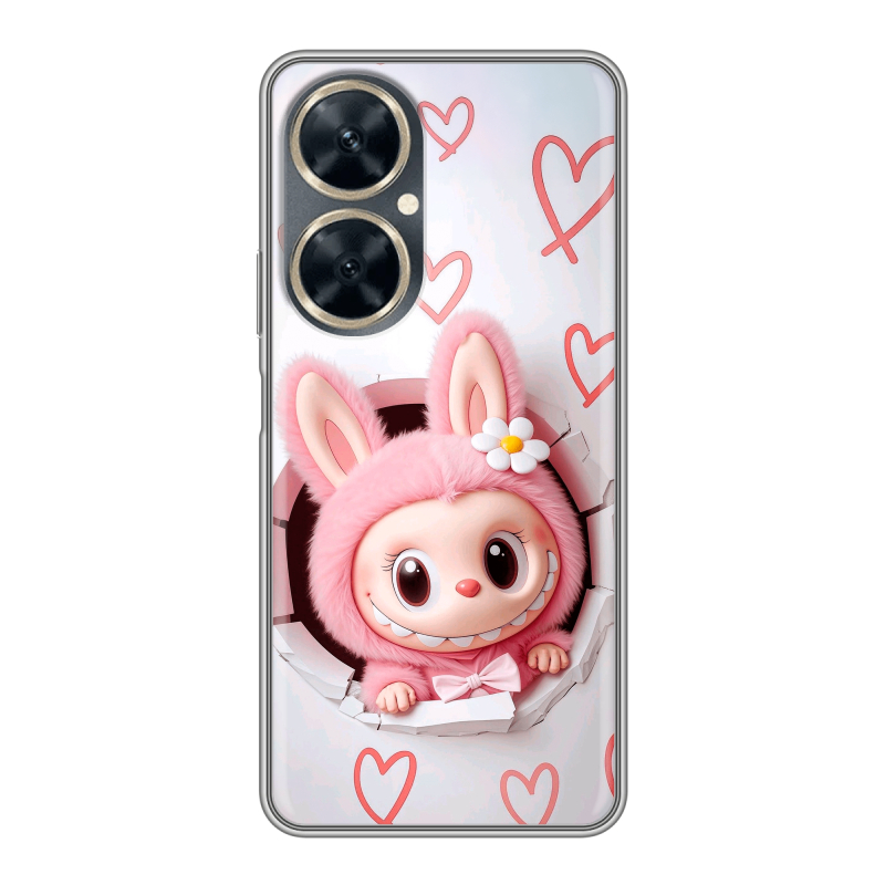 Силиконовый чехол на Huawei Nova 11i с принтом Labubu Лабубу Силиконовый чехол на Huawei Nova 11i с принтом Labubu Лабубу