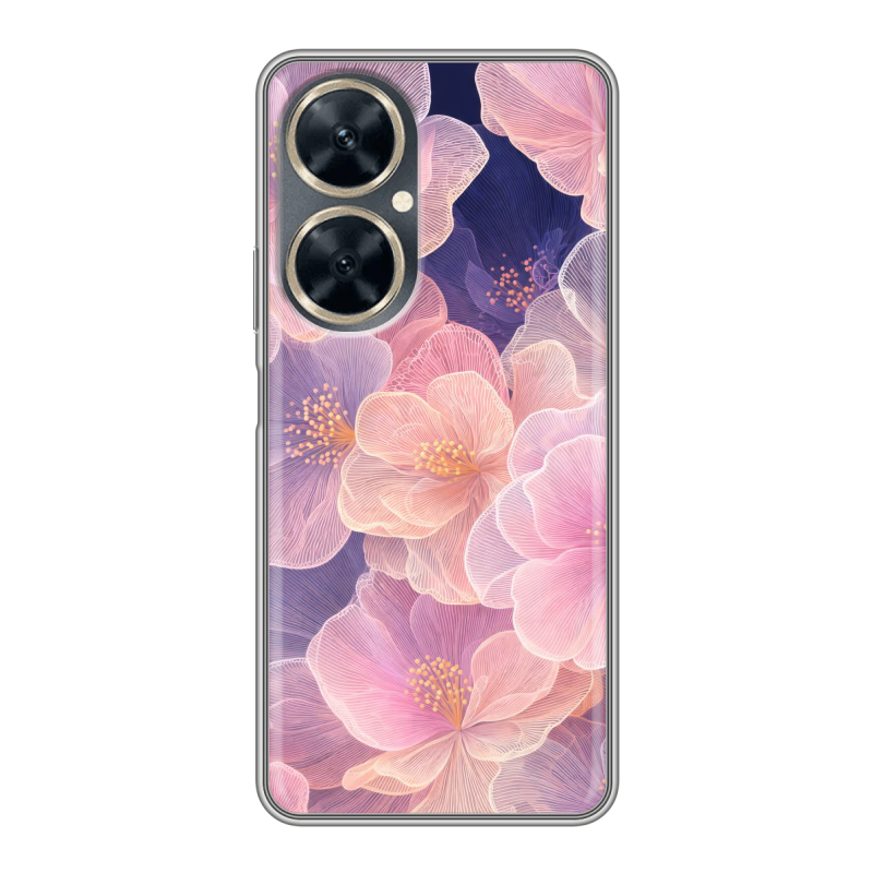 Силиконовый противоударный чехол на Huawei Nova 11i с принтом женский Силиконовый противоударный чехол на Huawei Nova 11i с принтом женский
