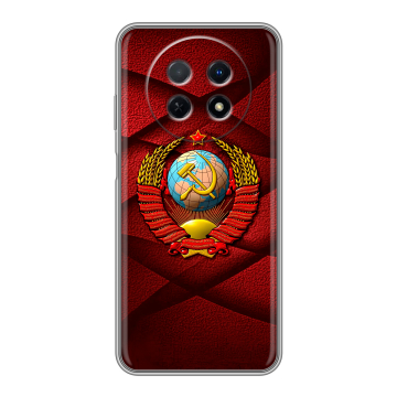 Силиконовый чехол на Huawei Nova Y91 с принтом Герб СССР Силиконовый чехол на Huawei Nova Y91 с принтом Герб СССР