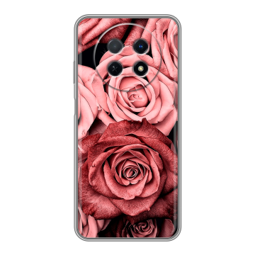 Силиконовый чехол на Huawei Nova Y91 с принтом Цветы розы Силиконовый чехол на Huawei Nova Y91 с принтом Цветы розы