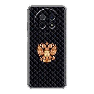 Силиконовый чехол на Huawei Nova Y91 с принтом Герб России принт Силиконовый чехол на Huawei Nova Y91 с принтом Герб России принт
