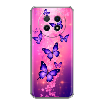 Силиконовый чехол на Huawei Nova Y91 с принтом Бабочки Силиконовый чехол на Huawei Nova Y91 с принтом Бабочки