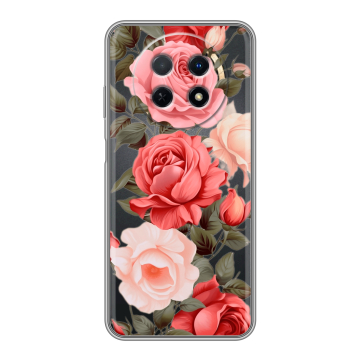 Силиконовый чехол на Huawei Nova Y91 с принтом Розы Силиконовый чехол на Huawei Nova Y91 с принтом Розы