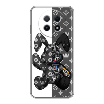 Силиконовый чехол на Huawei Nova Y91 с принтом Луи робот Силиконовый чехол на Huawei Nova Y91 с принтом Луи робот